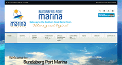 Desktop Screenshot of bundabergportmarina.com.au